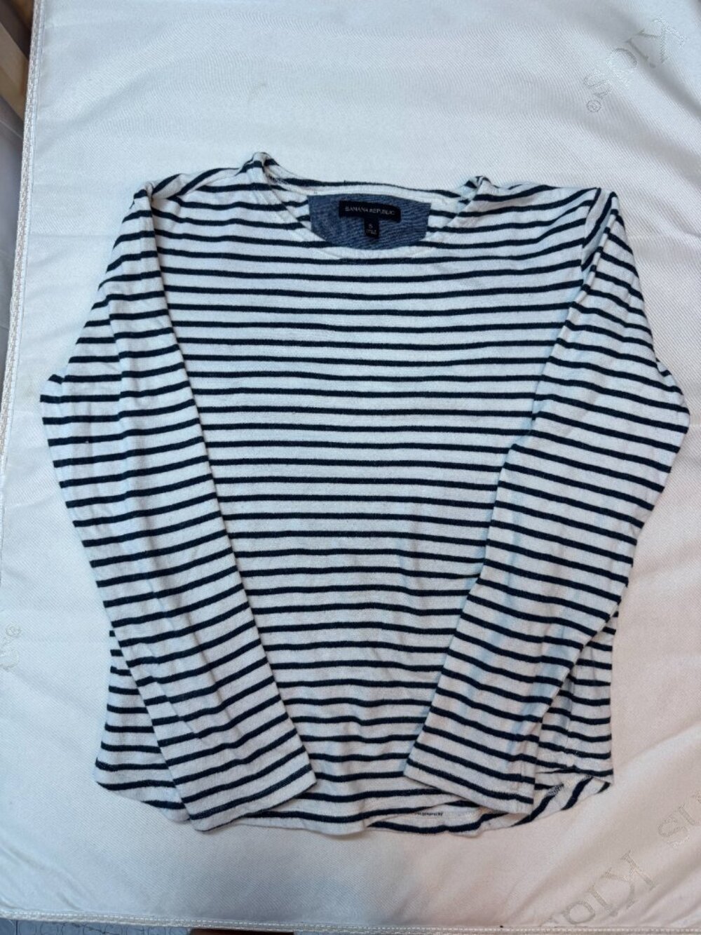 Banana Republic Men's Striped Long Sleeve Tee Lot of 2 Size S - Picture 3 of 8